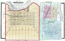 Perrysburg, Waterville Neapolis, Lucas County and Part of Wood County 1875 Including Toledo